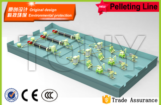 15-21T/H Straw Bales Pellet Line