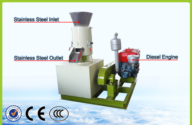 Flat Die Pellet Mill- Diesel Engine (4)