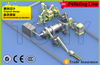 0.8-1.2T/H Wood Log Pellet Line