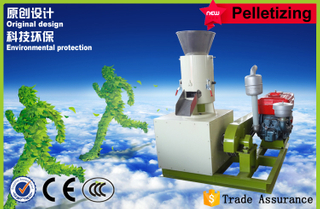 Flat Die Pellet Mill- Diesel Engine