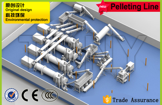 Sawdust Pellet Line