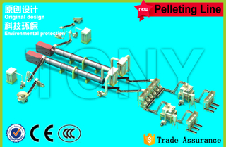 8-12T/H Straw Bales Pellet Line